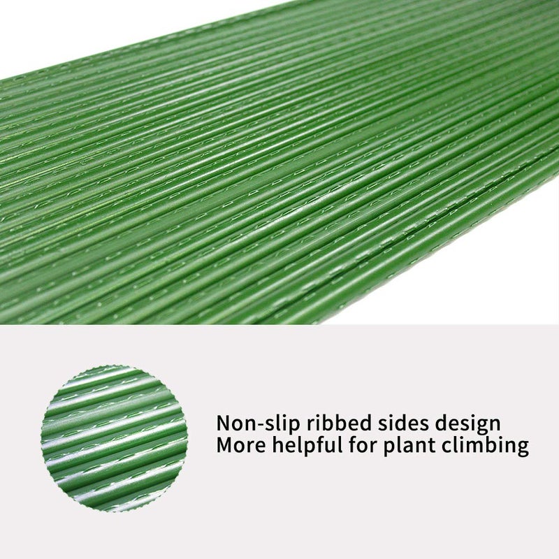 Growsun 4ft Garden Stakes Metal Plastic Coated Plant Cage Supports Tomato Stakes Trellis Climbing for Tomatoes,Trees,Cucumber,Fences,Beans,25 Pack - Image 4